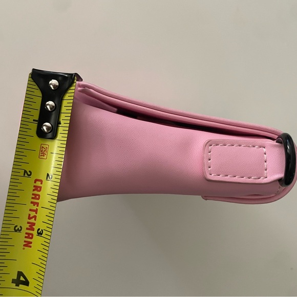 BLACKCRAFT CULT PINK GOTH CROSSBODY BAG Missing Heavy Chain Handle - Picture 13 of 13